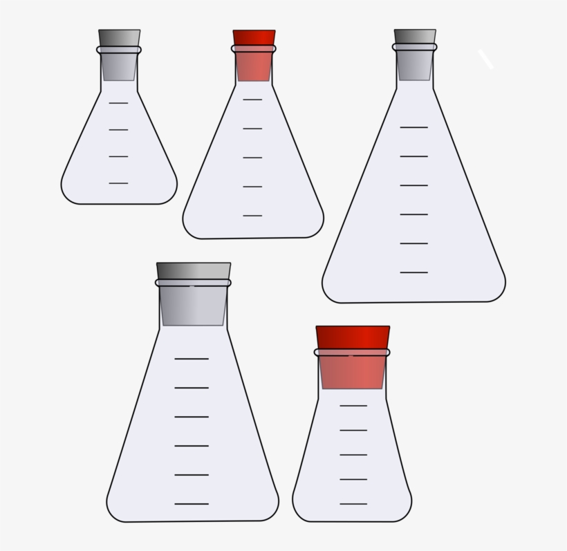 Erlenmeyer Flask Laboratory Flasks Glass Computer Icons - Erlenmeyerkolben Mit Stopfen, transparent png