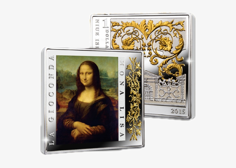 Niue 2015 Renaissance Masterpieces Mona Lisa Gilded - Mona Lisa, 1503-1506, transparent png