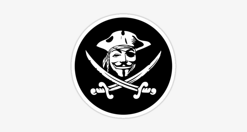 Guy Fawkes Sticker - Hacker Sticker, transparent png