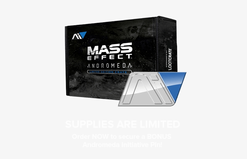 Initial Orders Will Receive This Mass Effect Andromeda - Mass Effect Andromeda Loot Crate, transparent png