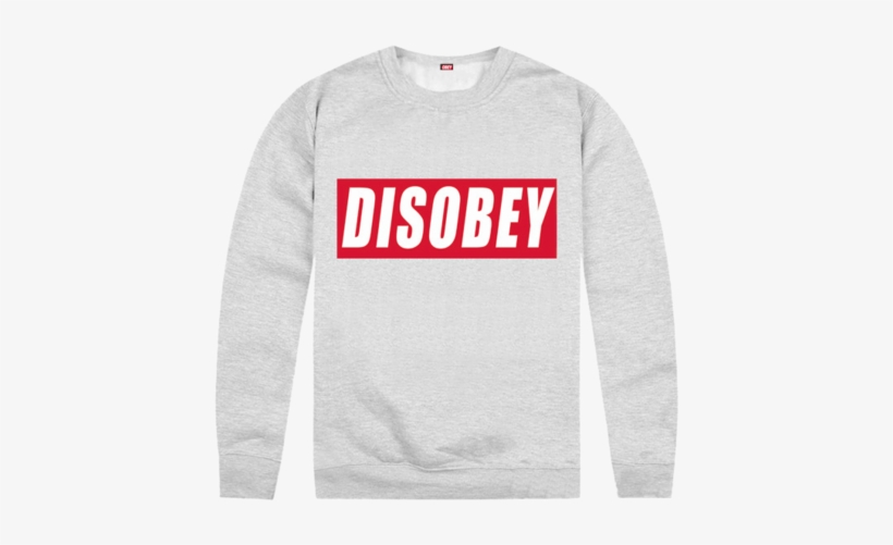 Disobey Sweater - Long-sleeved T-shirt, transparent png