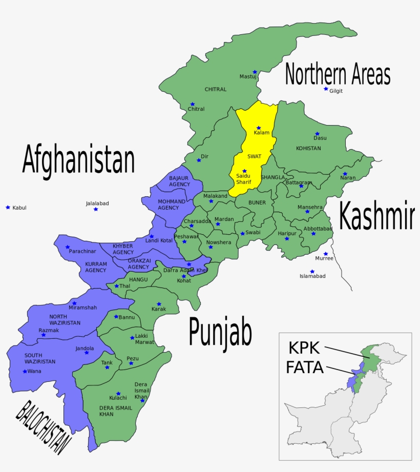 Open - Khyber Pakhtunkhwa Map, transparent png