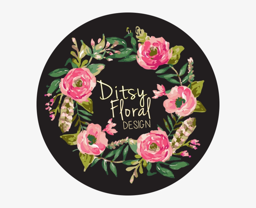 Ditsy Floral Design - Süße Romantische Watercolor-blumen Tischtennis Schläger, transparent png