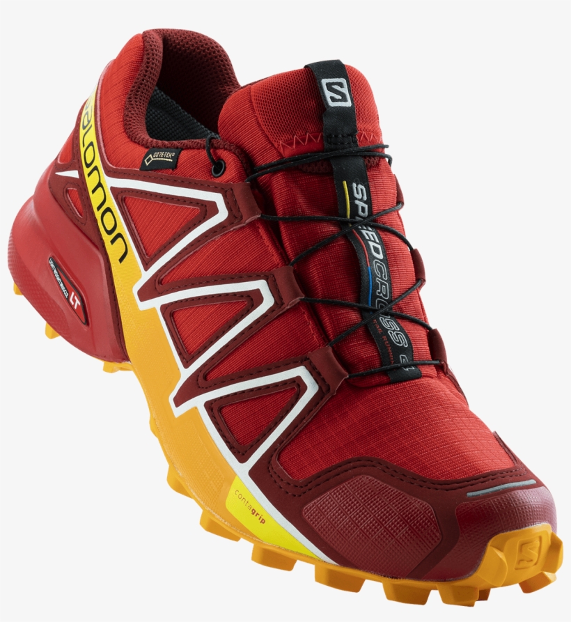 Red Salomon Speedcross - Salomon Men's Speedcross 4, transparent png