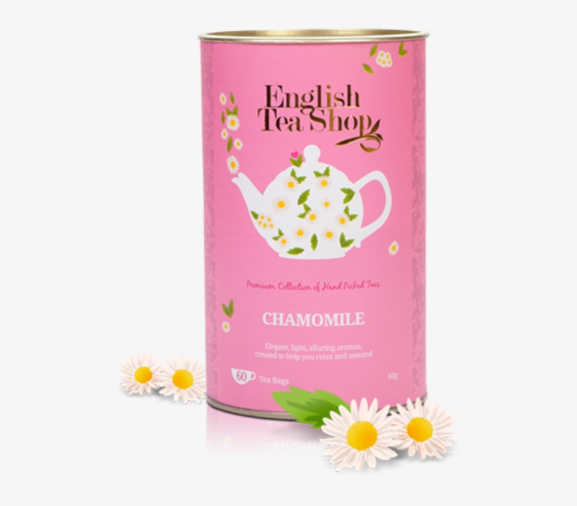 English Tea Shop [chamomile] 60 Tea Bags ~ Large Size - English Tea Shop Chamomile Tea, transparent png