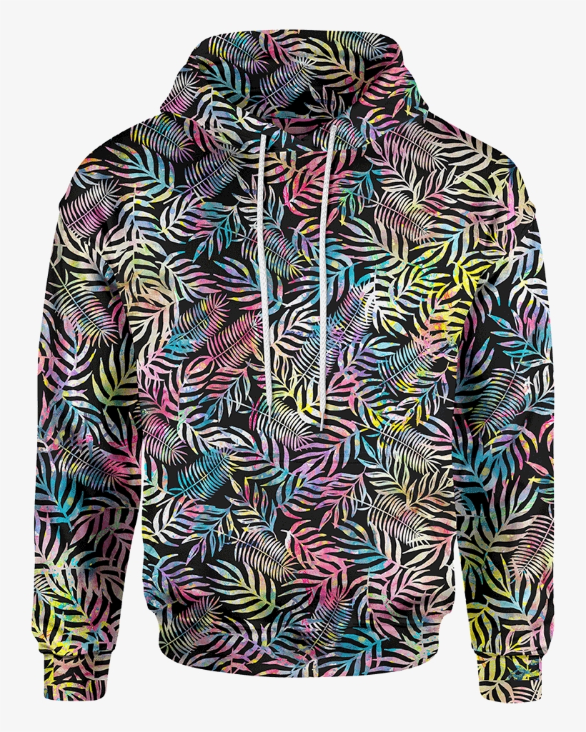 Rainbow Jungle Unisex Hoodie - Hoodie, transparent png