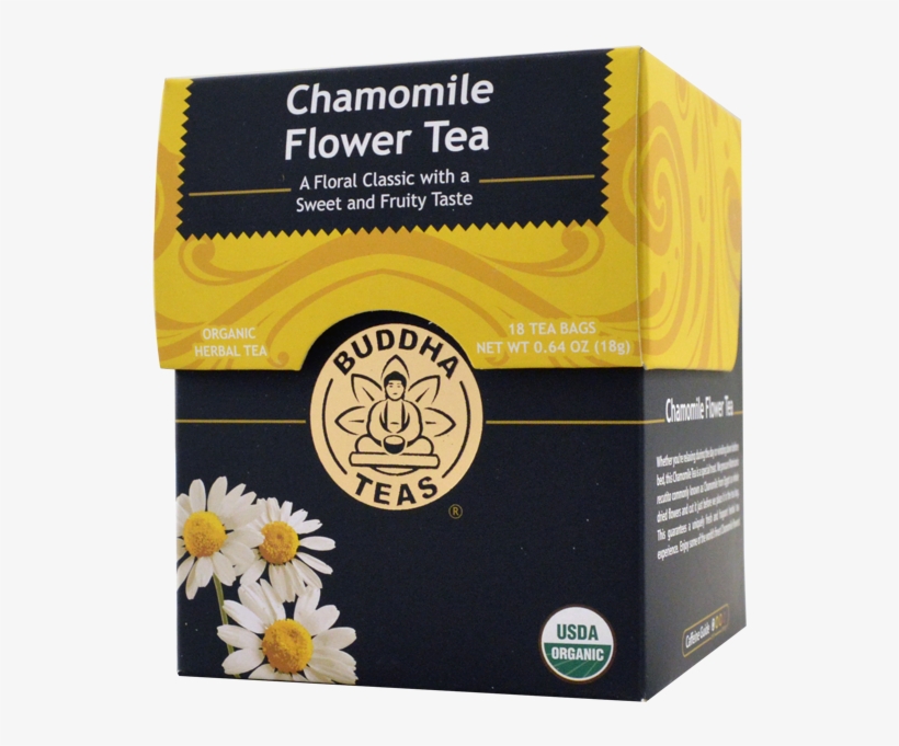 Buddha Tea Organic Tea Chamomile 18 Bag - Buddha Teas Reishi Mushroom Tea - 18 Tea Bags, transparent png