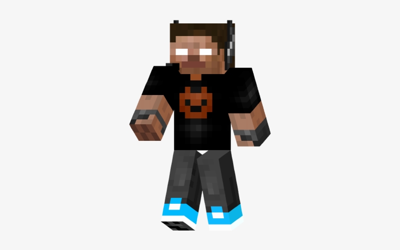 Minecraft Gamer Skin, transparent png