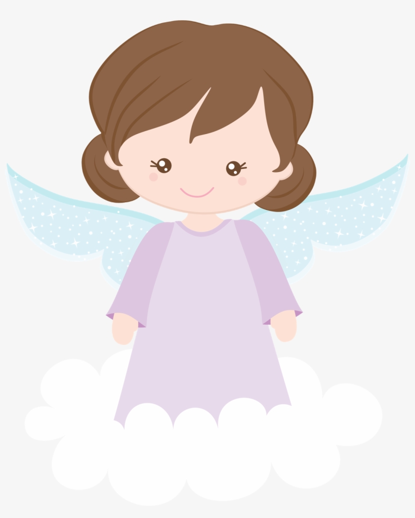 Angel Baby Shower, Communion Invitations, Birth Of - Little Angel Baptism Png, transparent png