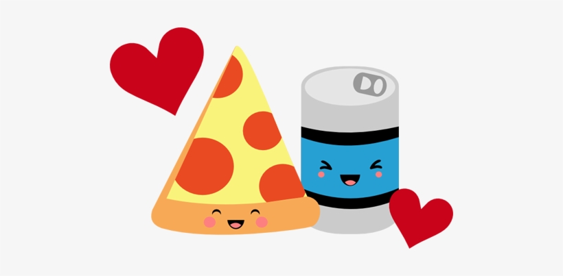 Pizza Clipart Kawaii - Beer And Pizza Png, transparent png