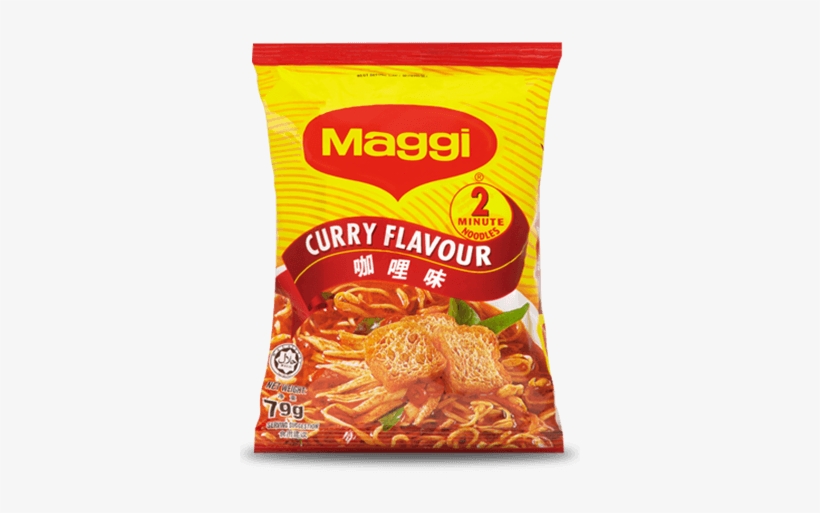 Maggi® World Foods Curry Noodles - Maggi 2 Minute Curry Flavour Noodles 79g, transparent png