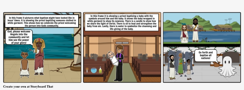 Baptism - Cartoon, transparent png
