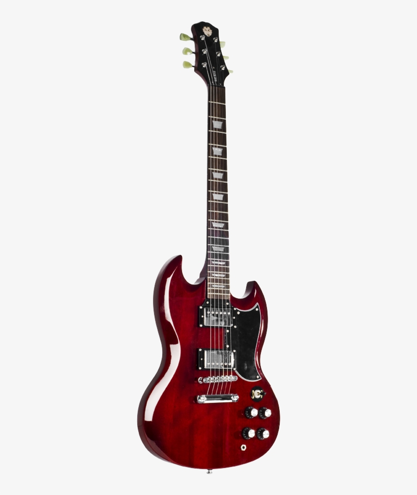 Worthy Fender Copy Of P-bass From Squier - Red Devil Guitar, transparent png