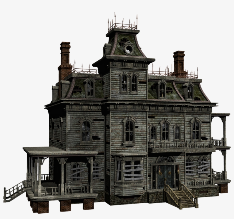 Haunted House Stock By - Creepy House No Background, transparent png
