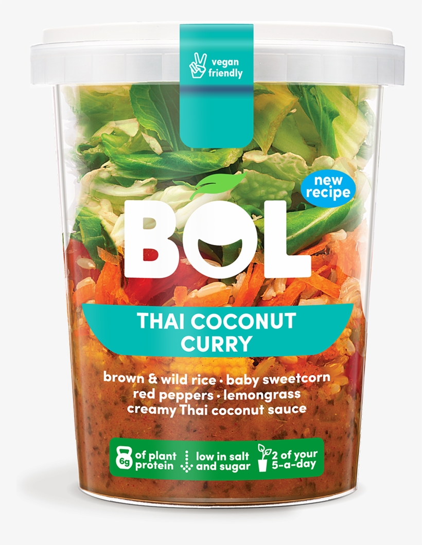 Bol Thai Coconut Curry Pot 345g, transparent png
