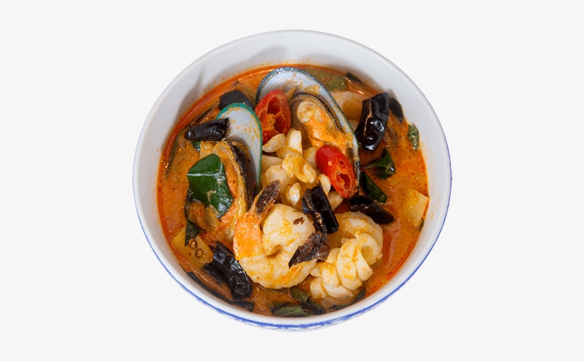 Curry - Busaba Seafood Red Curry, transparent png