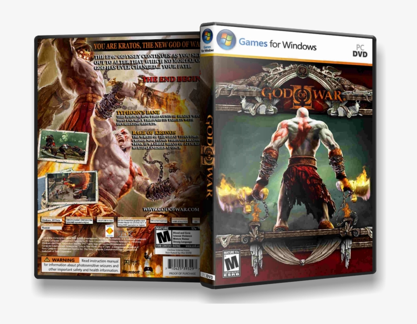 Game God Of War 2 For Pc - God Of War 3 Pc Version, transparent png