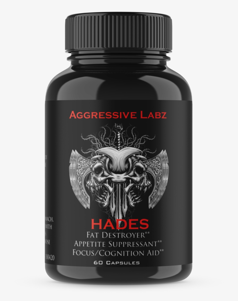Hades Extreme Thermogenic Fat Burner - Aggressive Labz Hade, transparent png