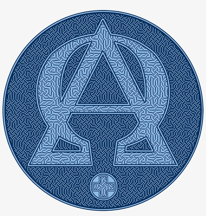 Alpha And Omega Blue Version - Emblem, transparent png