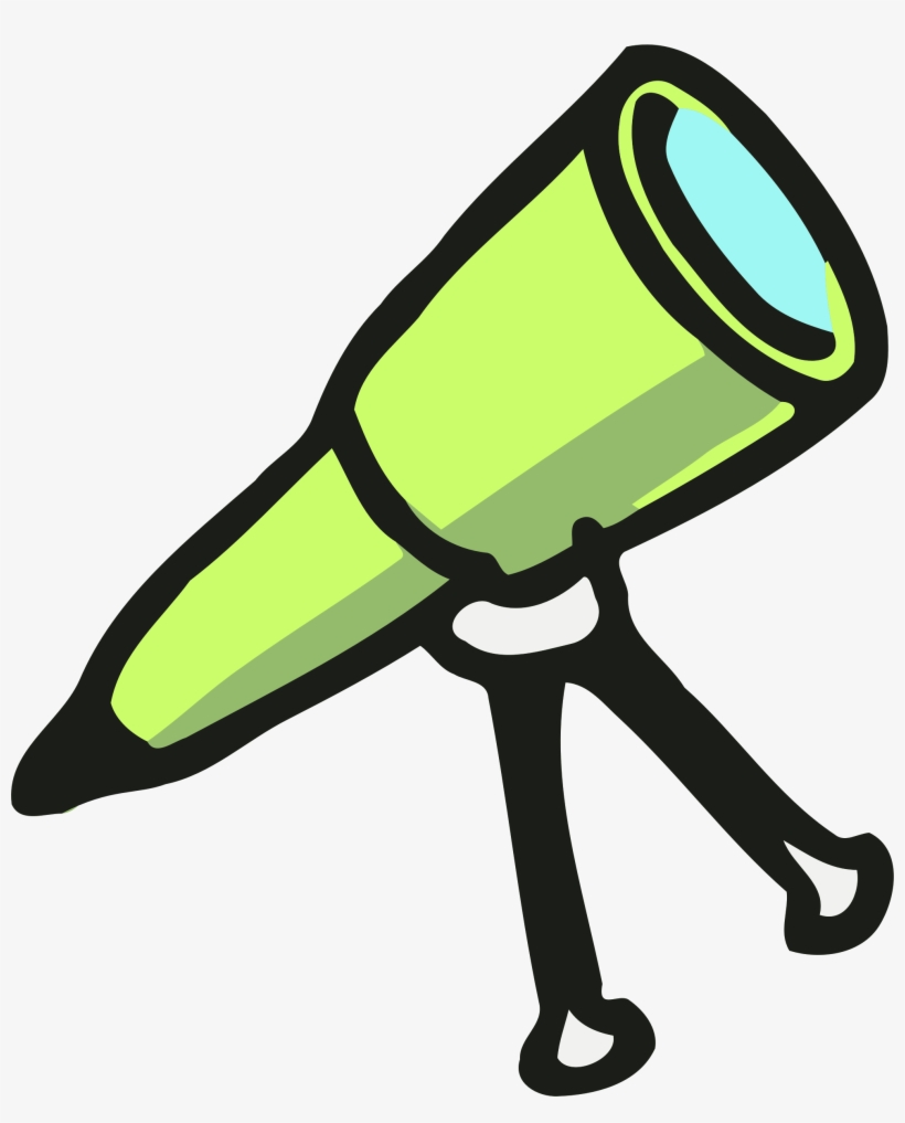 Telescope Clipart Big - Clip Art Telescope, transparent png