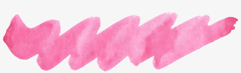 Free Download - Brush Watercolor Pink Png, transparent png
