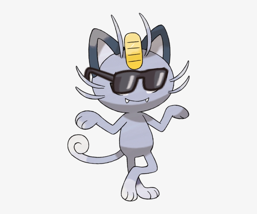 Pokémon Wearing Sunglasses - Pokemon Alola Form Transparent, transparent png