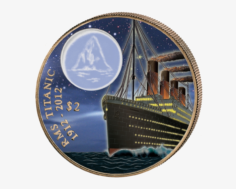 2 $ Titanic At Night - Circle, transparent png