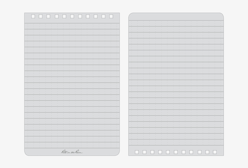 Rite In The Rain Or46 Spiral Notebook Pattern - Rite In The Rain Ems Book, transparent png