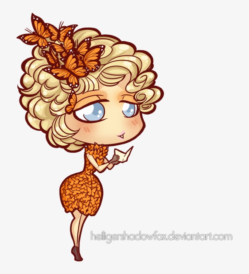 The Hunger Games - Effie Hunger Games Cartoon, transparent png