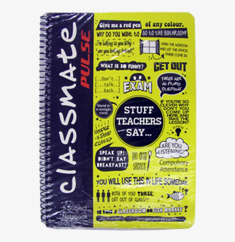 Classmate Pulse 6 Sub Spiral Notebook - 800x800 PNG Download - PNGkit