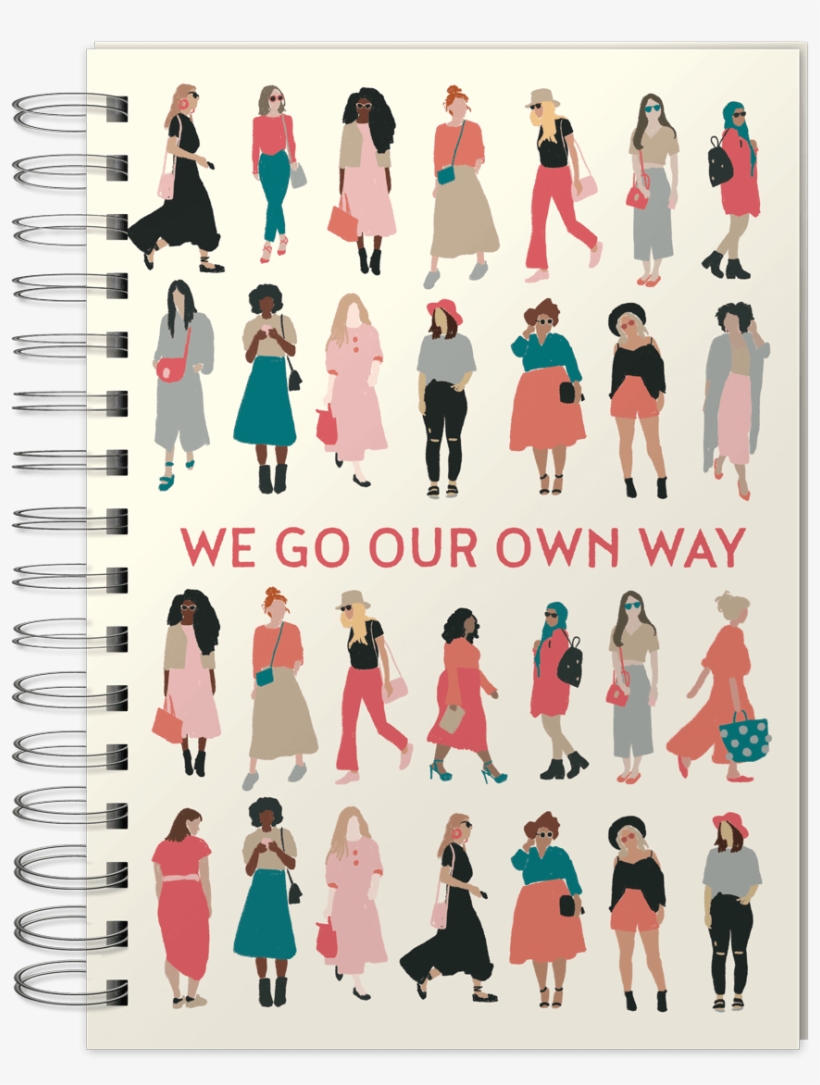 Yes She Can Spiral Journal - Paper, transparent png