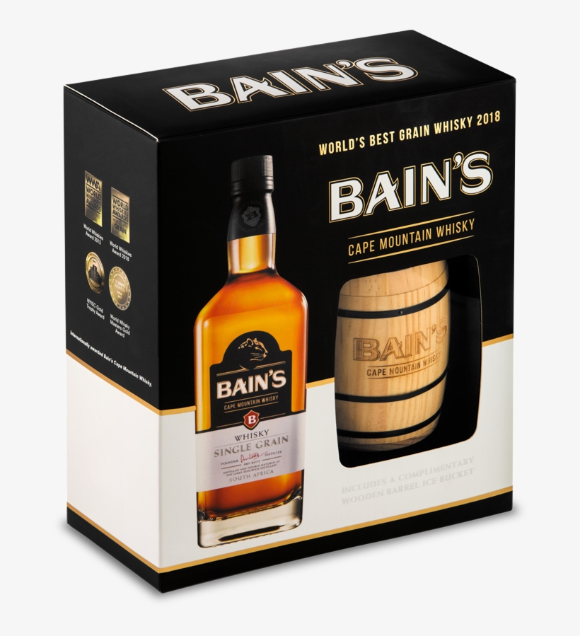 Bains Whiskey Gift Pack, transparent png