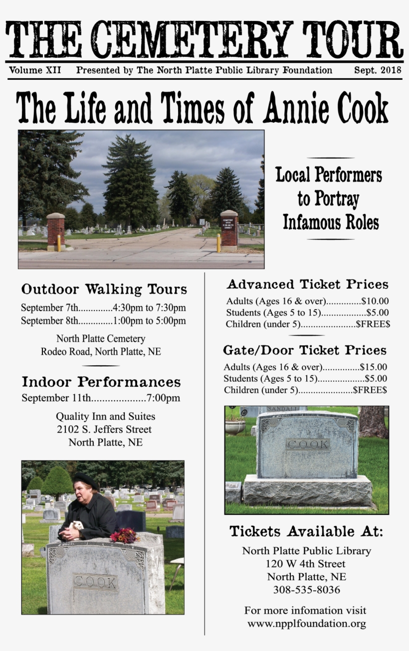 2018 Cemetery Tour Information - Tree, transparent png