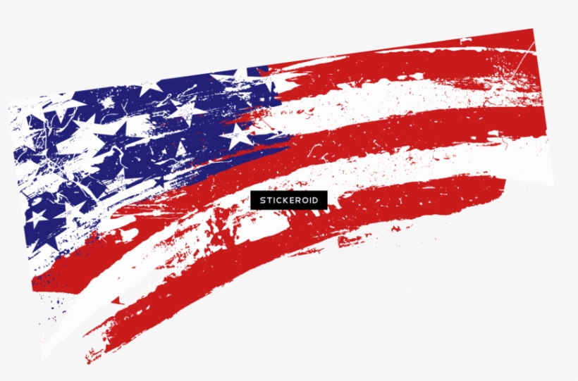 Free Png Download Art American Flag Banner Png Images - Flag Of The United States, transparent png