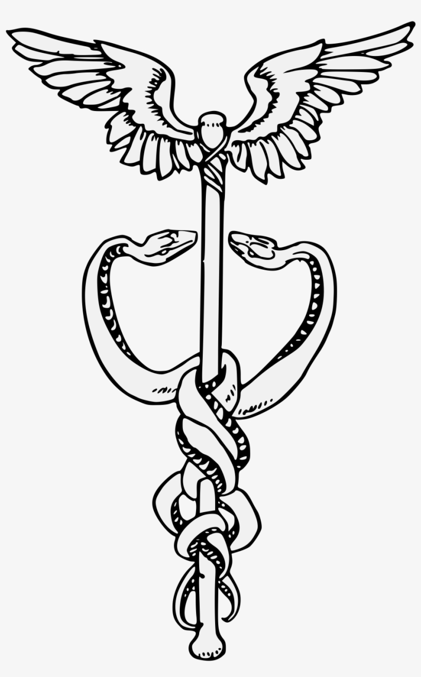 Caduceus - Caduceus Tattoo, transparent png