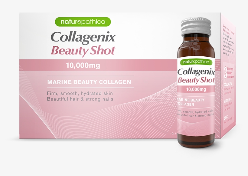 Collagen Shots 10,000mg By Collagenix - Naturopathica Collagen, transparent png