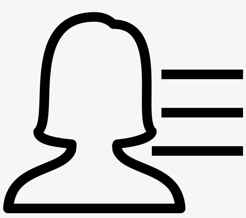User Menu Female Icon - User Icon Female Png White, transparent png