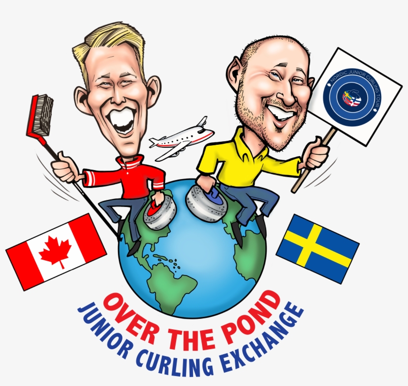 Over Pond Junior Curling 1 - Canada Flag, transparent png