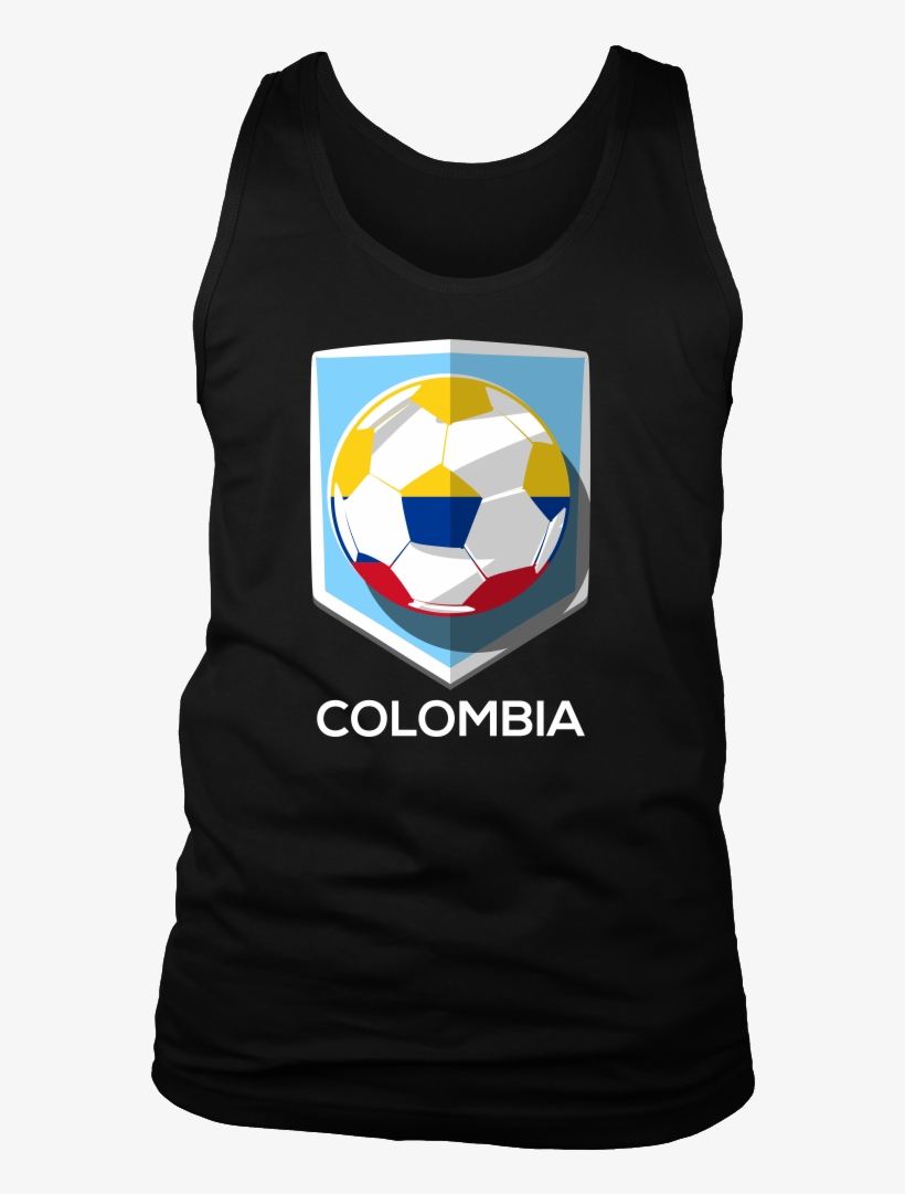 Colombia Men's Tank Colombian Flag Men's Tank Football - Shirt, transparent png