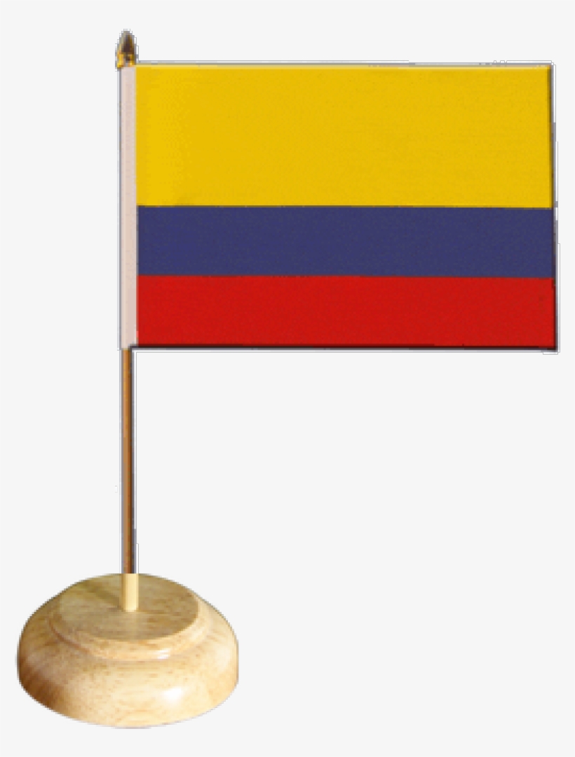 Colombia Table Flag - Flag, transparent png