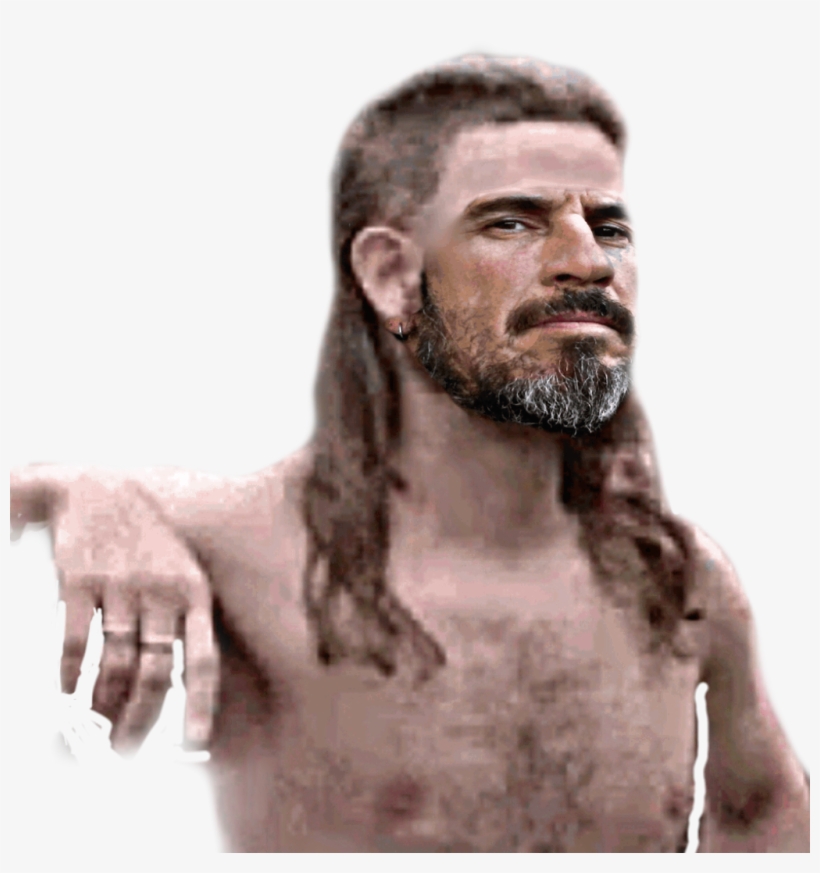 Mullet Sticker - Barechested, transparent png