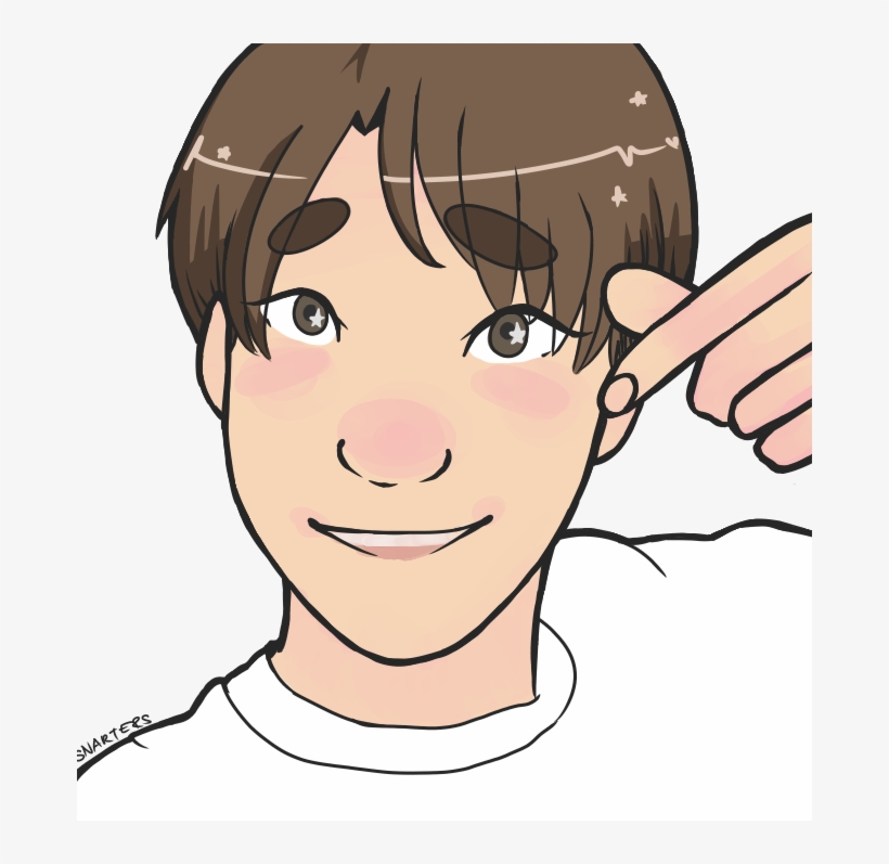 I Doodled A Jhope,, Rlly Feelin It - Cartoon, transparent png