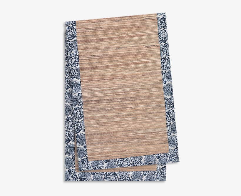 Tumbleweed Indigo Waterlily Runner - Wood, transparent png
