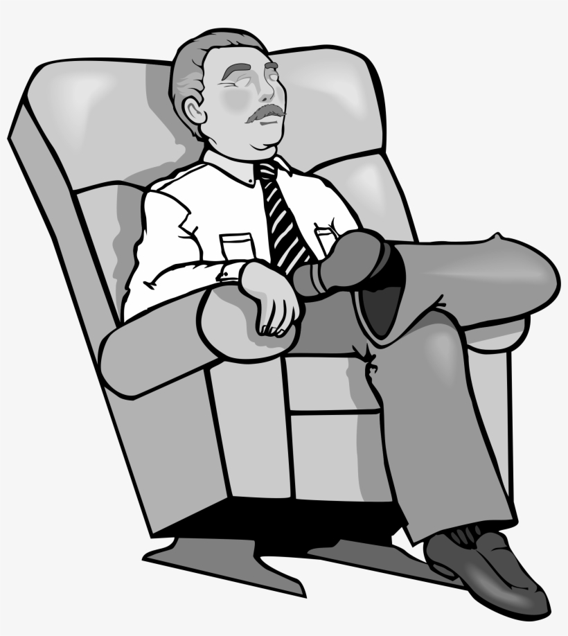 Clipart Kick Back Relax - Wish I Could Sleep Like My Husband, transparent png