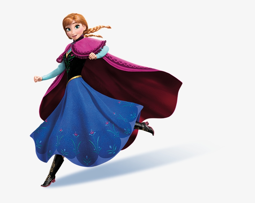 Anna - Frozen Characters Transparent Background, transparent png