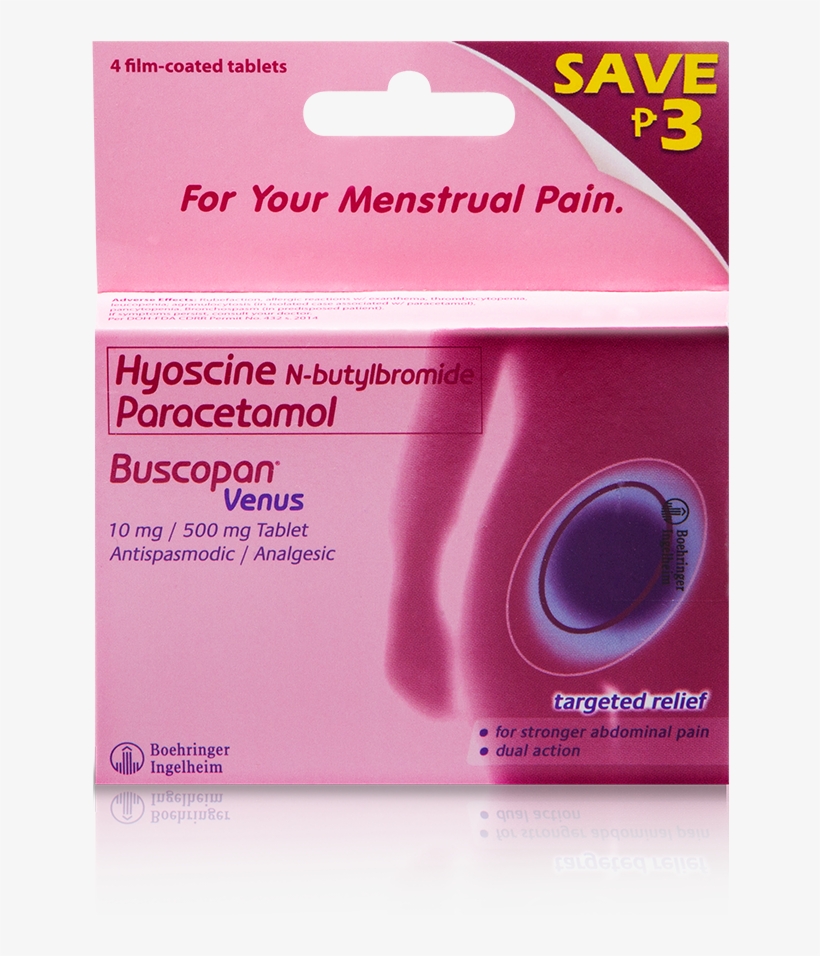 Buscopan Venus - Buscopan Venus Generic Name, transparent png