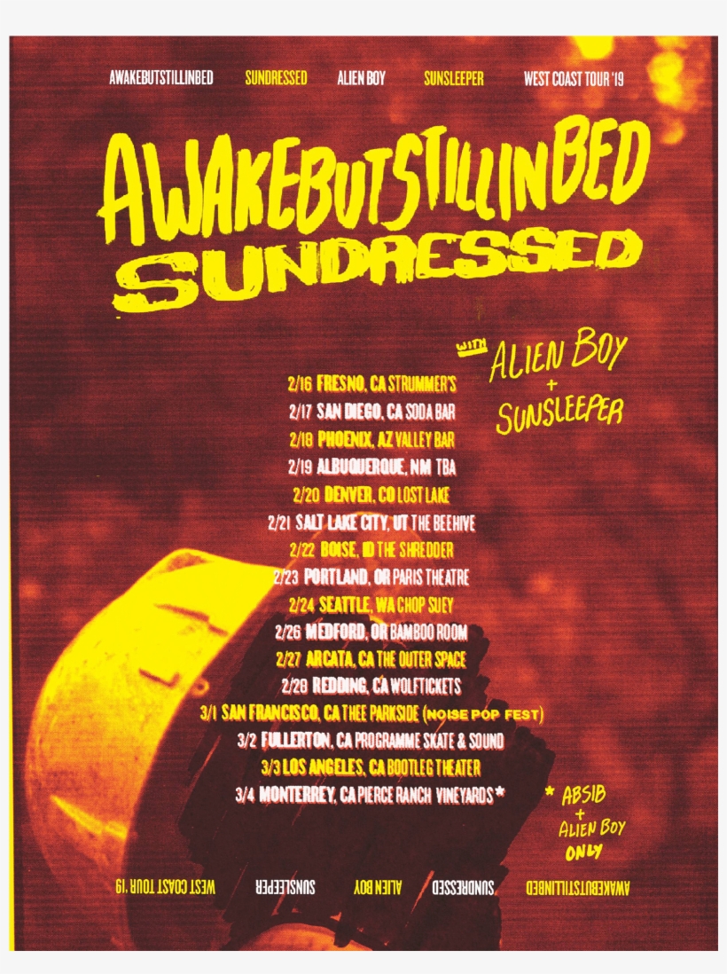 Sundressed On Tour This February & March - Valley Bar, transparent png