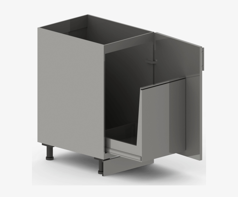 Trash Bin Cabinet - Drawer, transparent png