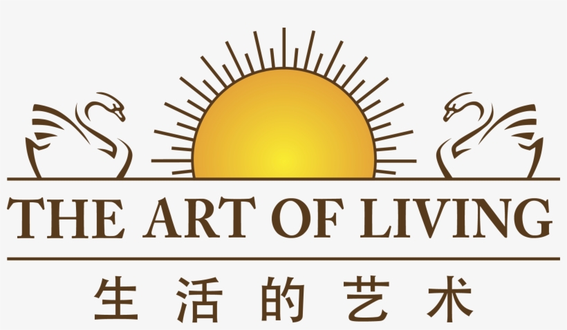 Aol Logo With Chinese Text - Art Of Living Retreat Center Logo, transparent png
