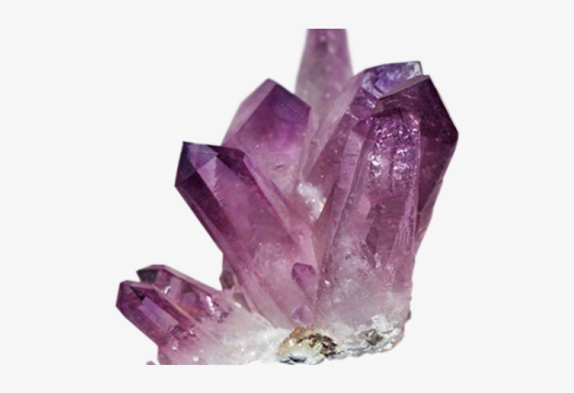 Drawn Crystals Amethyst Crystal - Gema Cristales De Amatista, transparent png